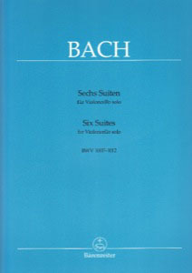 LIBROS BAR0235 SIX SUITES FOR VIOLONCHELO BWV 1007-1012, BACH, JOHANN S./ WENZINGER, A.