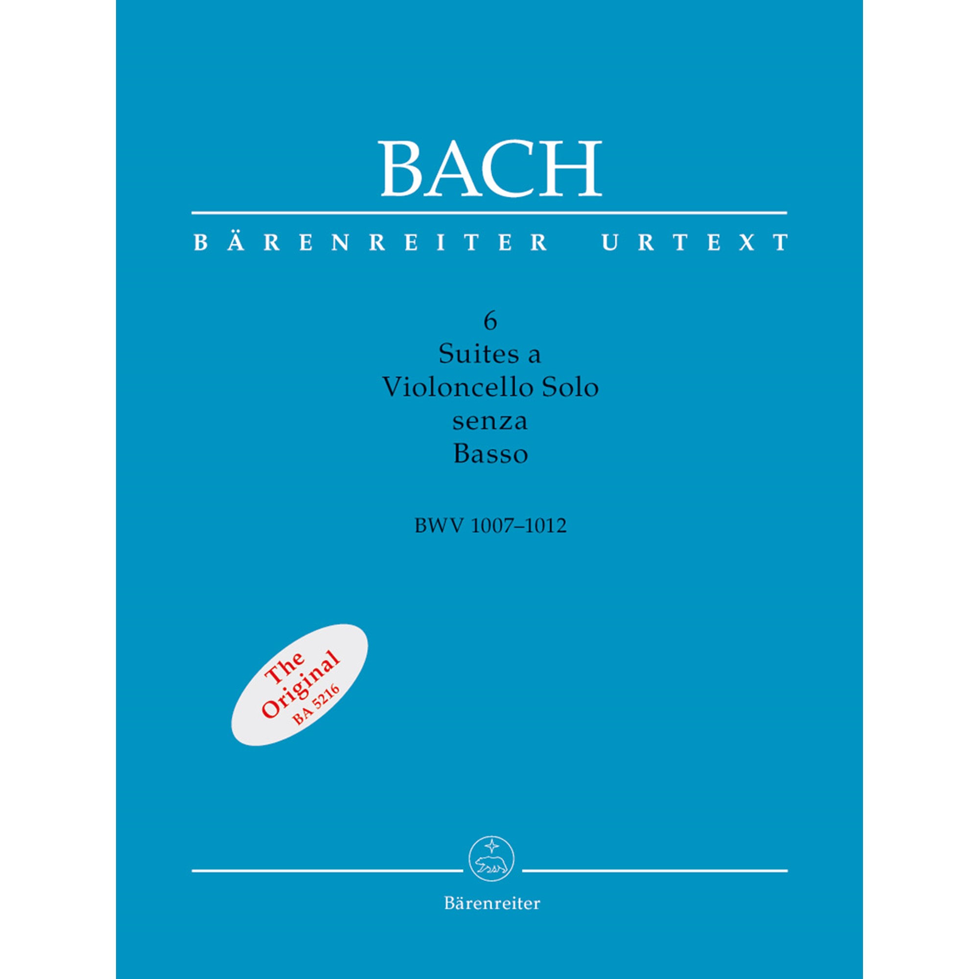 LIBROS BAR0285 SIX SUITES FOR VIOLONCHELO BWV BACH
