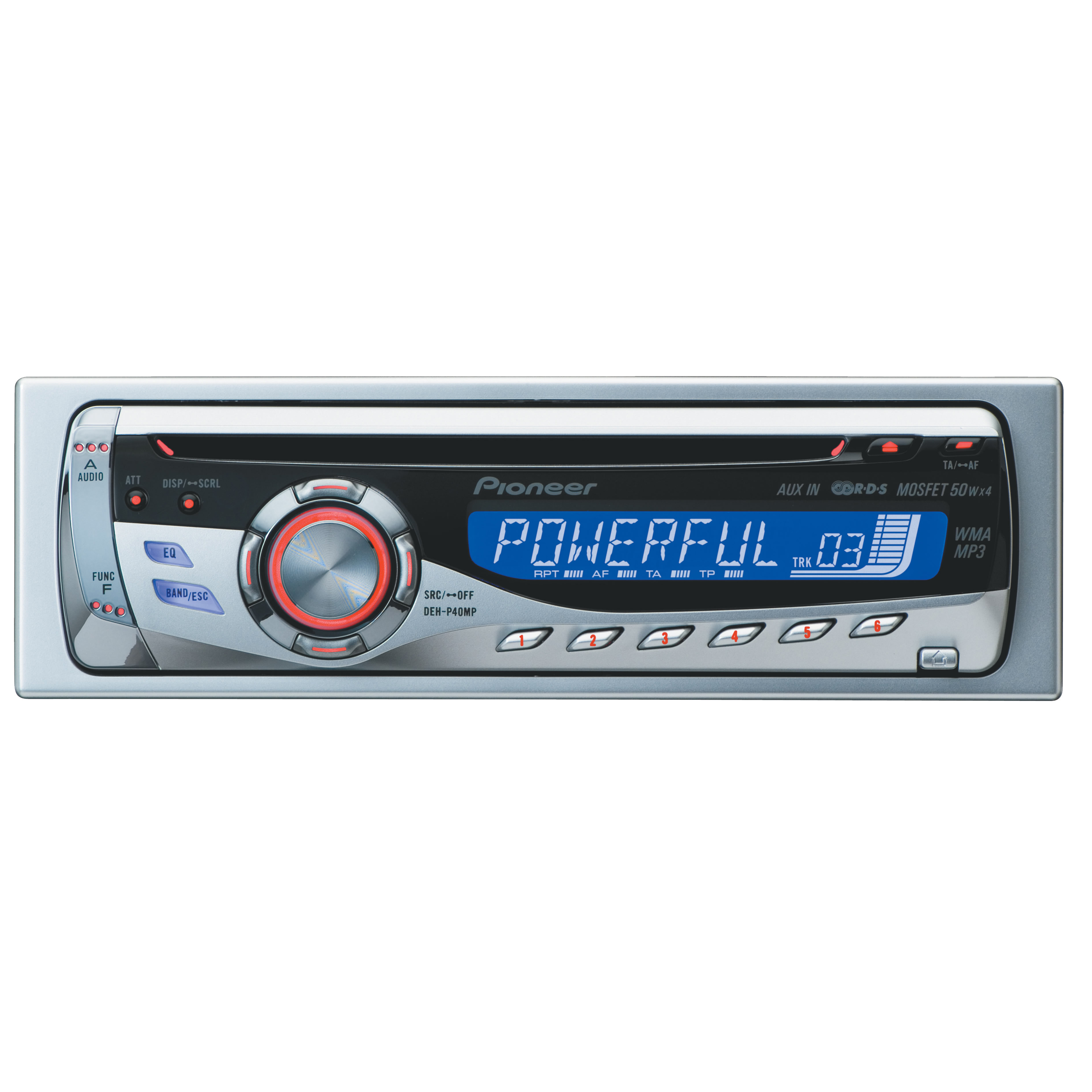 PIONEER DEHP40MP RADIO CD PIONEER MP3 4 x 50W