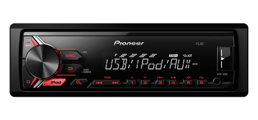 PIONEER MVH-190UI RADIO PIONEER CAR CON ENTRADA USB CONEXION IPOD/IPHONE Y ANDROID MEDIA Y ARCHIVOS DE AUDIO 