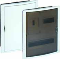 SOLERA 5420 Caja de distribución de empotrar de 20 elementos + 4 precintables. 2 filas. Marco y puerta 