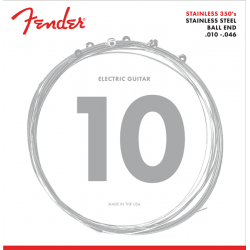 FENDER 0730350406 JUEGO CUERDAS FENDEER Super 250 Guitar Strings, Nickel Plated Steel, Ball End, 250L Gauges 