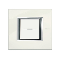 BTICINO HA4802/2BG PLACA 2+2 MOD.AXOLUTE BLANCO LIMOGES
