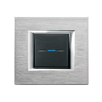 BTICINO HA4802/2CR PLACA 2+2 MOD.AXOLUTE CROMO