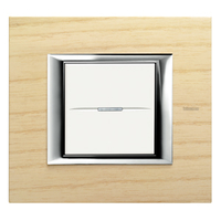 BTICINO HA4802LFR PLACA C/2 MOD.AXOLUTE MAD.FRESNO