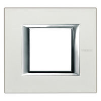 BTICINO HA4802SAN PLACA C/2 MOD.AXOLUTE COLOR PT