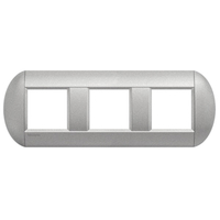 BTICINO LNB4802M3AC LL-PLACA 2X3M ACERO