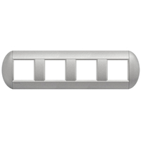 BTICINO LNB4802M4AC LL-PLACA 2X4M ACERO