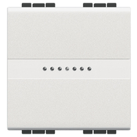 BTICINO N4051M2A INT.AX AUTO 1P 16A 2MOD.BLANCO