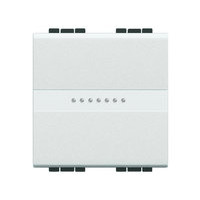 BTICINO N4055M2A PULSADOR AX AUTO 1P 16A 2MOD.BL.