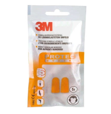 3M ELECTRICOS XA004837911 TAPONES DESECHABLES 3M EAR PLUGS 4 X 2 + CAJA 94-105db