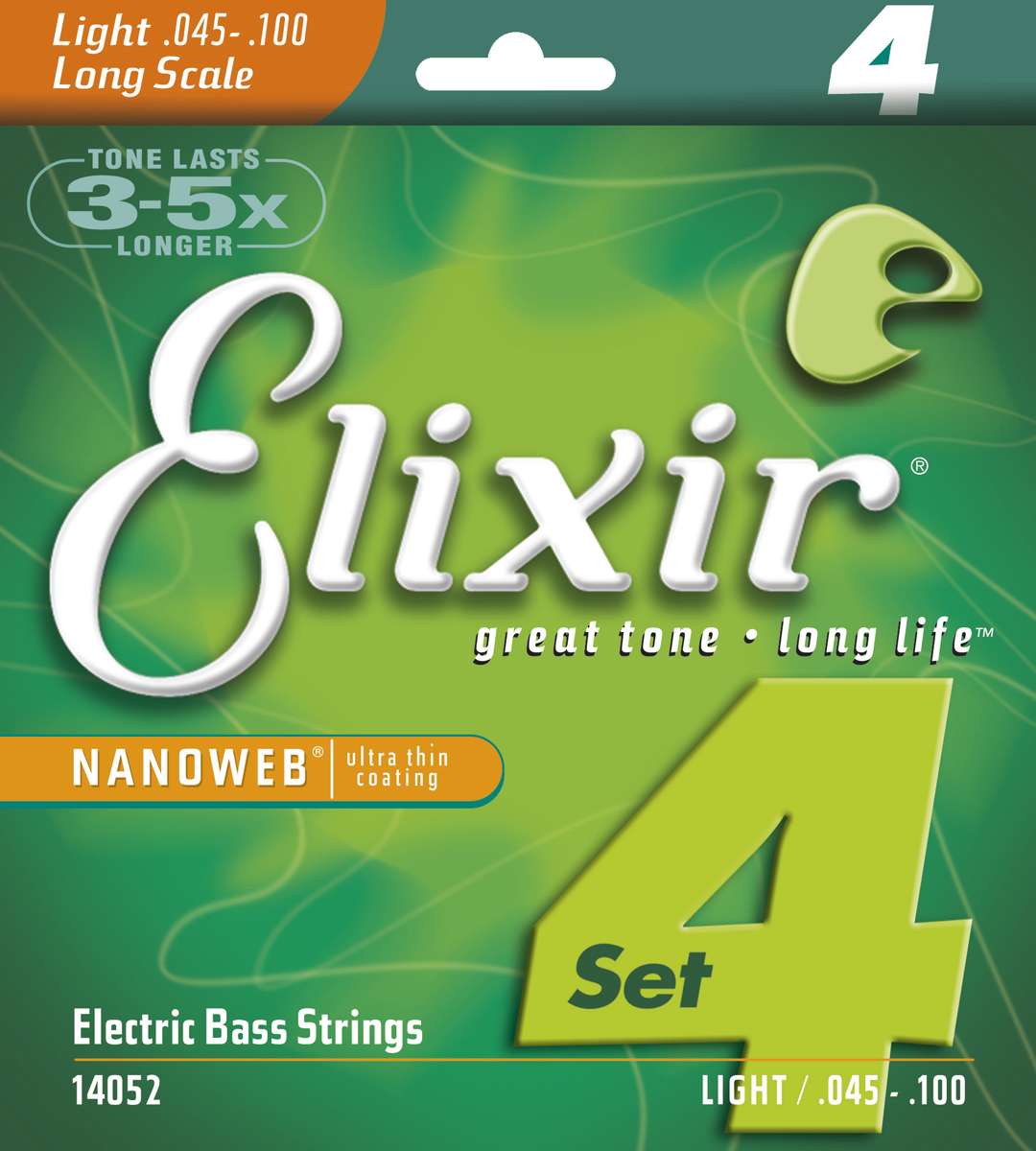 ELIXIR 14052 JUEGO CUERDAS BAJO ELIXIR NICKEL 14052