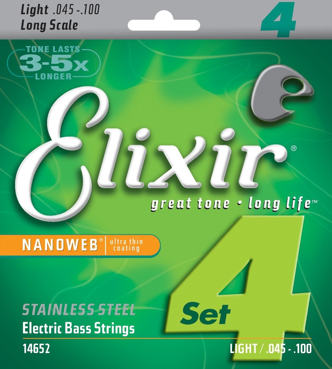 ELIXIR 14652 JUEGO CUERDAS ELIXIR BAJO ELECTRICO 45-105 LITE