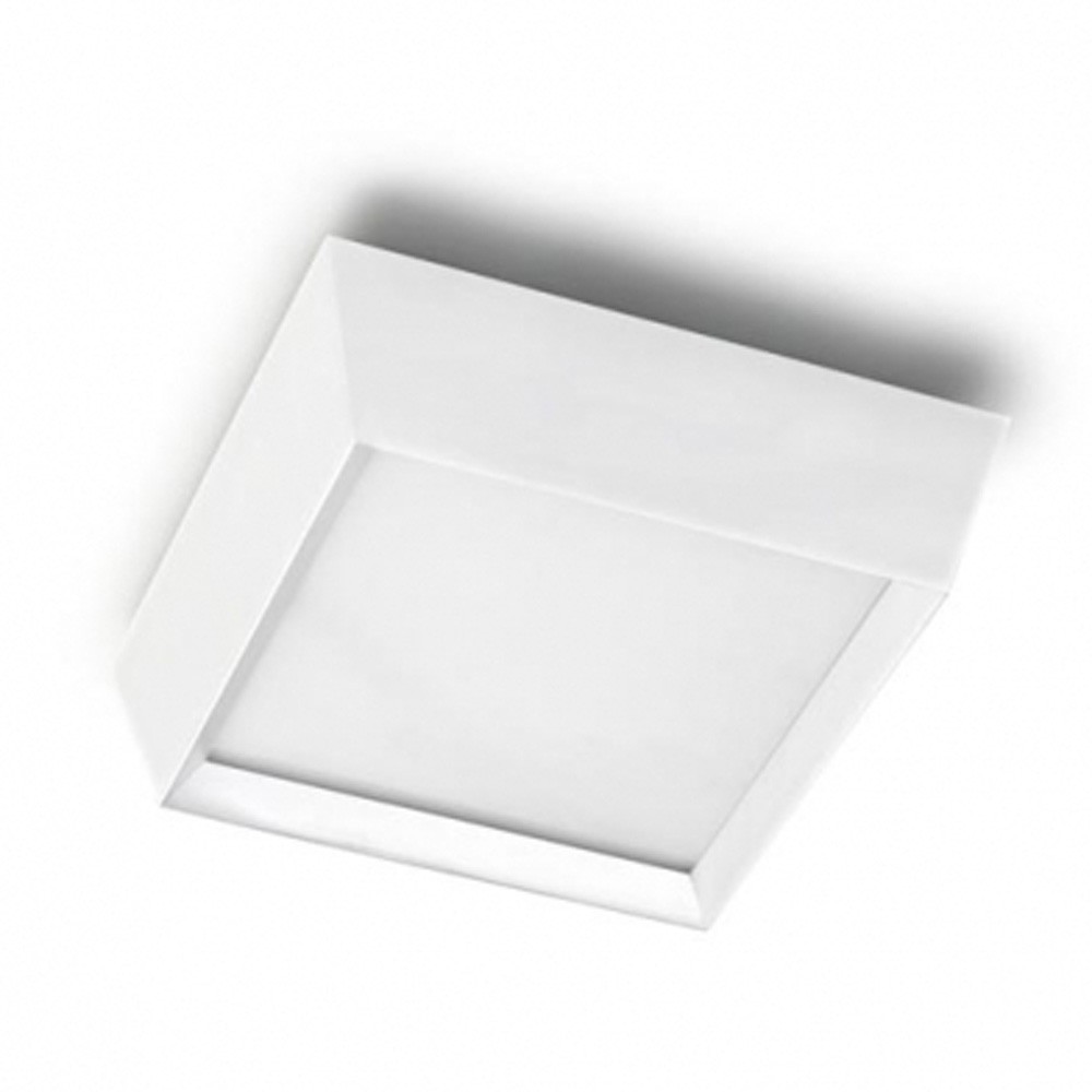 LedsC4 15-4689-14-B4 PLAF.PRISMA 2xPL E27 18W 300x300 BL.SAT.