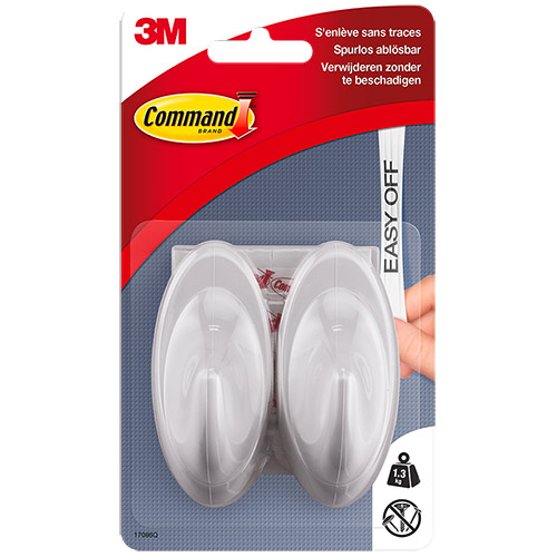 3M ELECTRICOS UU001563046 GANCHO MEDIANO BLANCO PERLA 17086Q