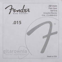 FENDER 1720000015 CUERDA GUITARRA ACUSTICA FENDER 015