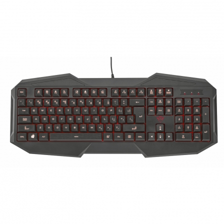 TRUST 21119 TECLADO PARA JUEGOS TRUST GAMING GXT830 - ILUMINACION LED 3 COLORES - 12 TECLAS MULTIMEDIA 