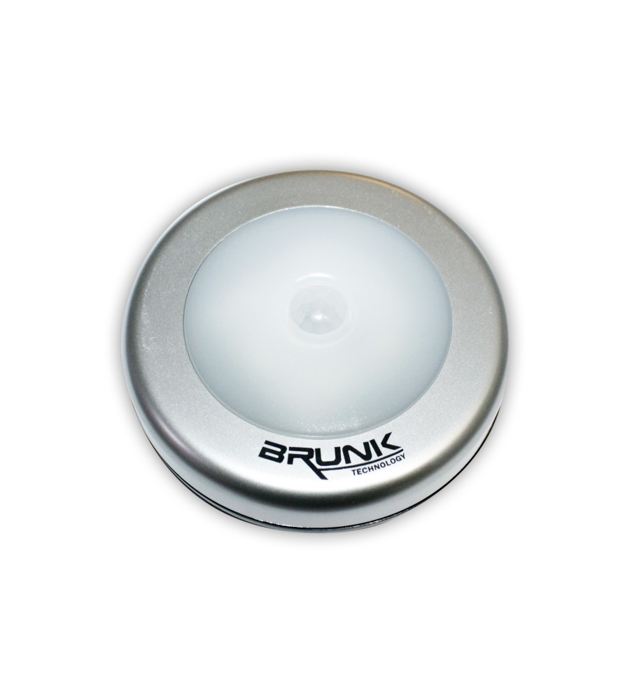 BRUNK 29144 LUZ LED CIRCULAR CON DETECTOR DE PRESENCIA Y CREPUSCULAR 1.2W 150 LUMENES