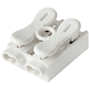 HEPOLUZ 314107 REGLETA CONEXION RAPIDA 2 POLOS 2,5MM