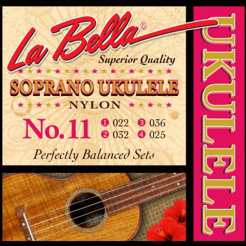 LA BELLA 3801394 JUEGO CUERDAS UKELELE SOPRANO LA BELLA 11