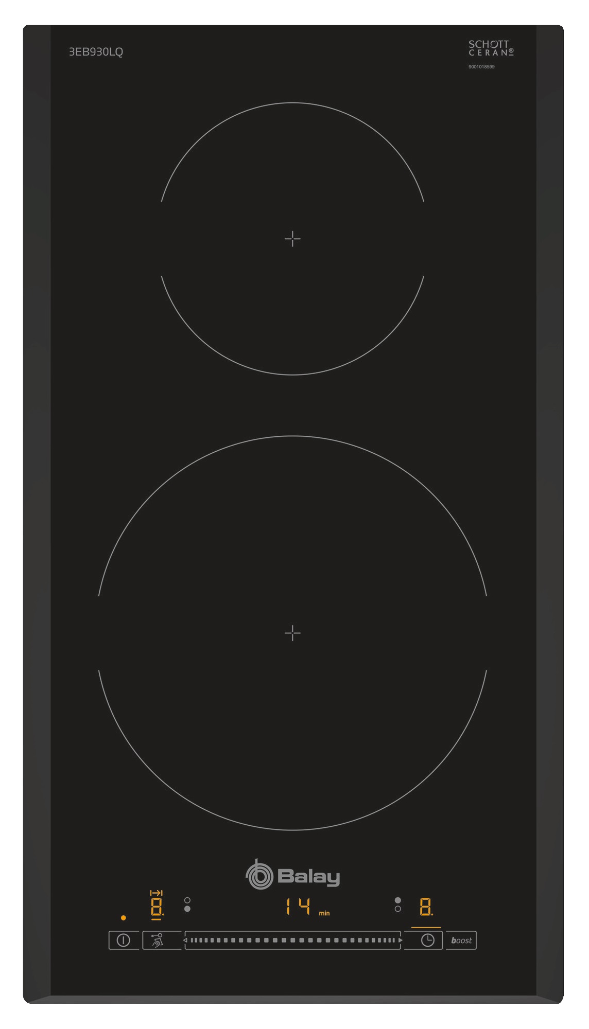 BALAY 3EB930LQ PLACA INDUCCION MODULAR BALAY 2 ZONASMOD. 3EB930LQ