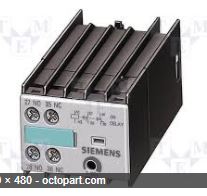 SIEMENS 3RT1916-2GD51 BLOQUE CTO AUX. SIEMENS NA + NC S00 1,5Hs 30S.