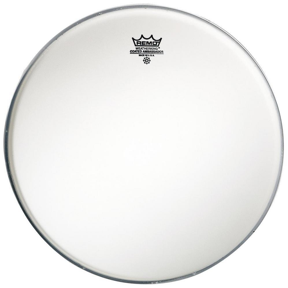 REMO BA-0108-00 PARCHE GRANULADO 8" AMBASSADOR COATED