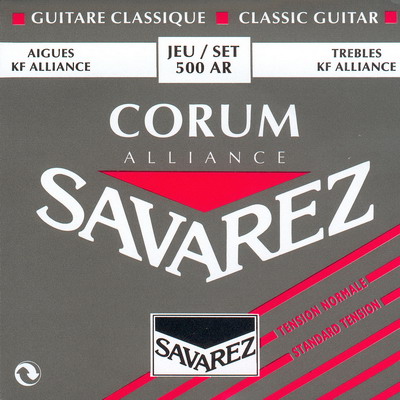 SAVAREZ 500AR JUEGO CUERDAS CLASICA SAVARES CUORUM ALLIANCE ROJA