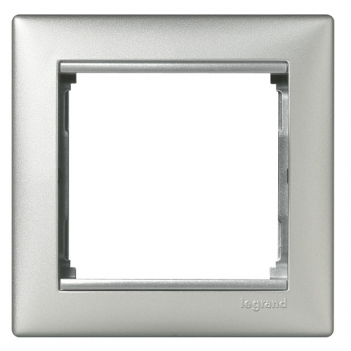 LEGRAND 770151 MARCO 1 ELEMENTO HORIZONTAL ALUMINIO