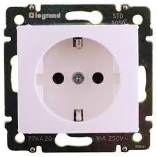 LEGRAND 774421 TOMA 2P + TT CON OBTURADOR VALENA BLANCO