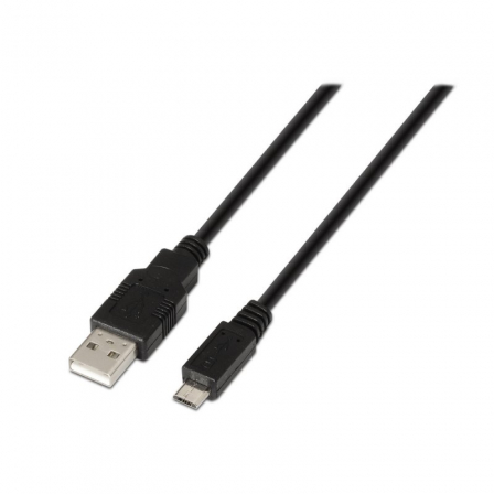 AISENS IN4000020 Cable USB Macho - MicroUSB Macho/ 1.2m/ Negro