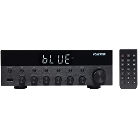 FONESTAR AS-1515 AMPLIFICADOR ESTEREO FONESTAR AS-1515 15+15W RMS BLUETOOTH, USB, SD, MP3 Y RADIO