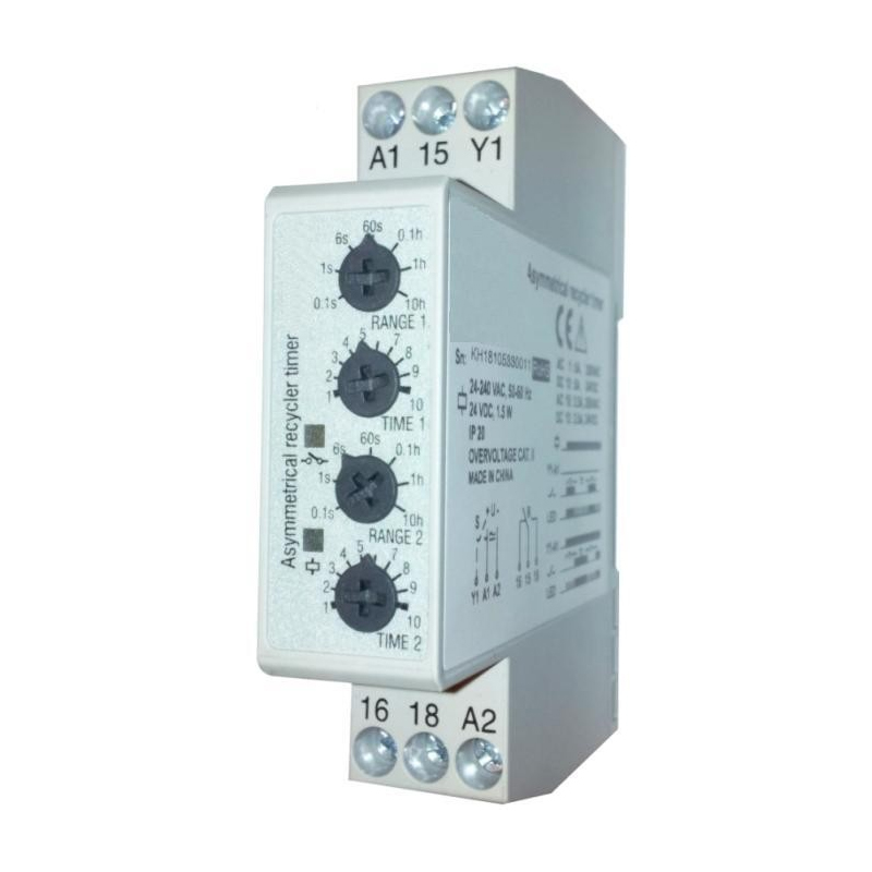CARLO GAVAZZI DCB51CM24 TEMPORIZ.DIN17,5 SPDT8A CJ.MINID BAT.