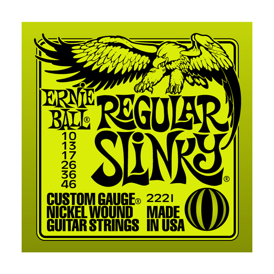 ELIXIR EB2221 JUEGO CUERDAS ELECTRICA 10-46 ERNIE BALL SLINKY ENTORCHADA