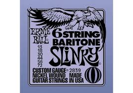 ELIXIR EB2839 JUEGO CUERDAS ELECTRICA  ERNIE BALL SLINKY BARITONO