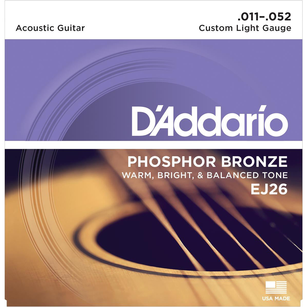 ADDARIO EJ26 JUEGO CUERDAS ACUSTICA D´ADDARIO EJ-26