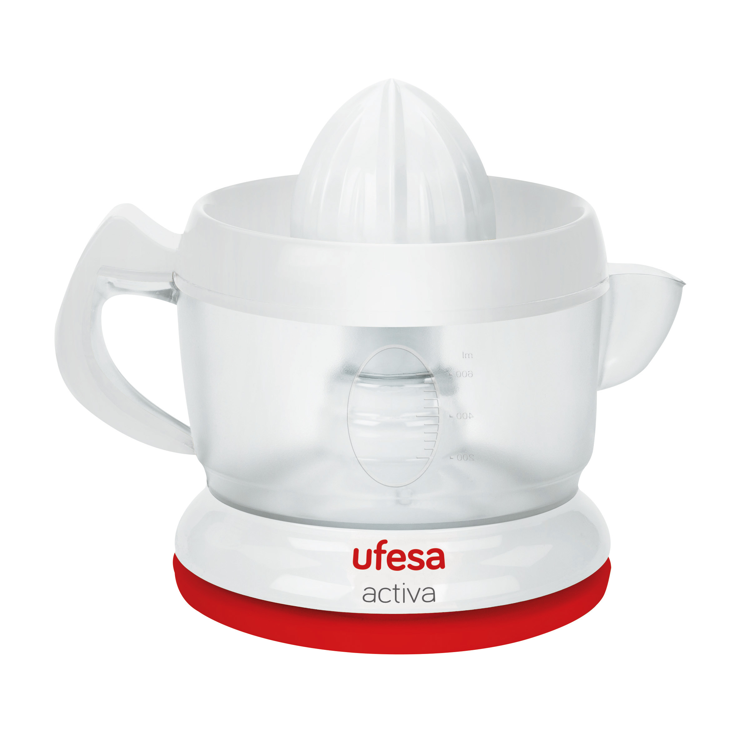 UFESA EX4934 EXPRIMIDOR UFESA COLOR BLANCO Y ROJO EX4934 ACTIVA 40W 0.7L