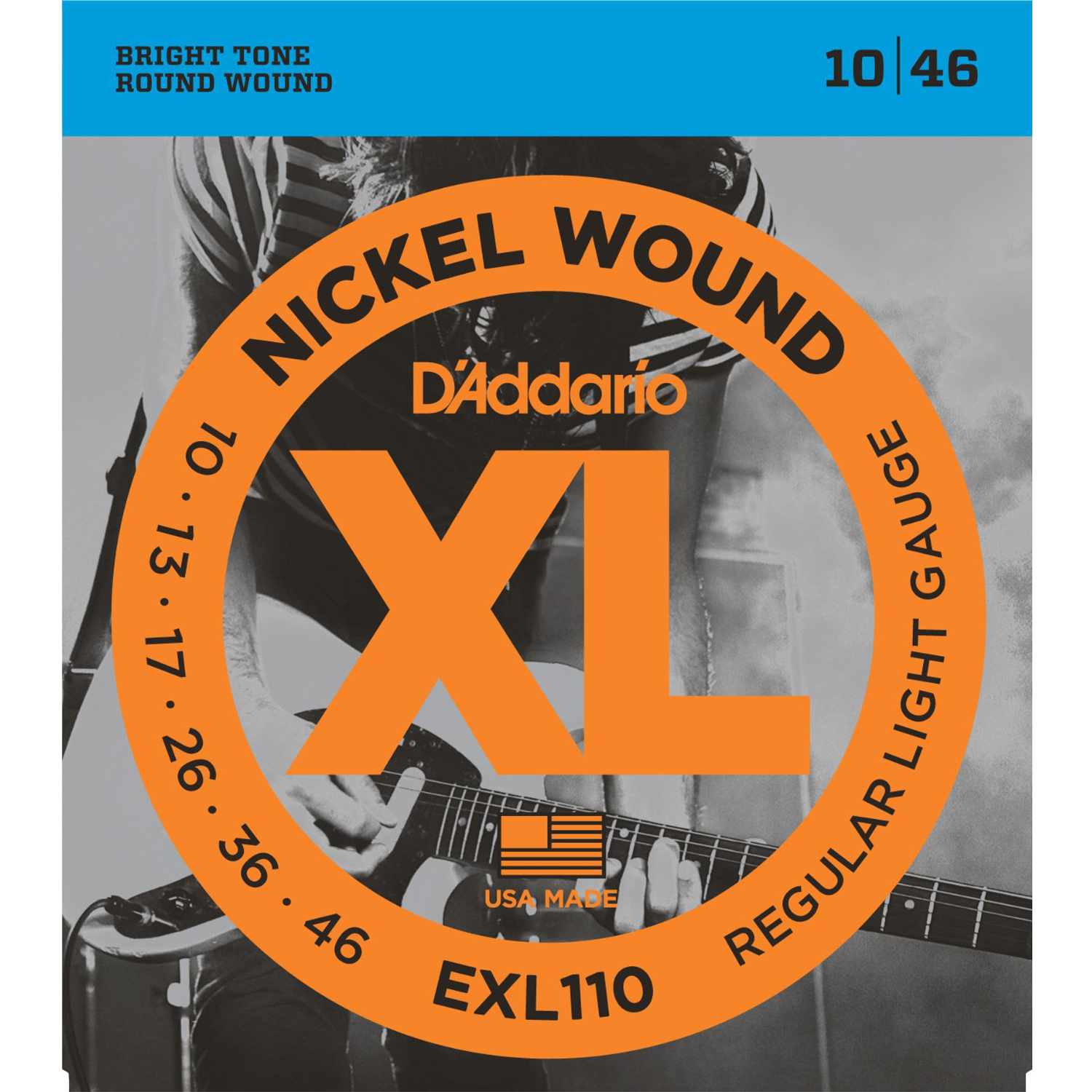 ADDARIO EXL110 JUEGO CUERDAS ELECTRICA  D´ADDARIO EXL110 10-46