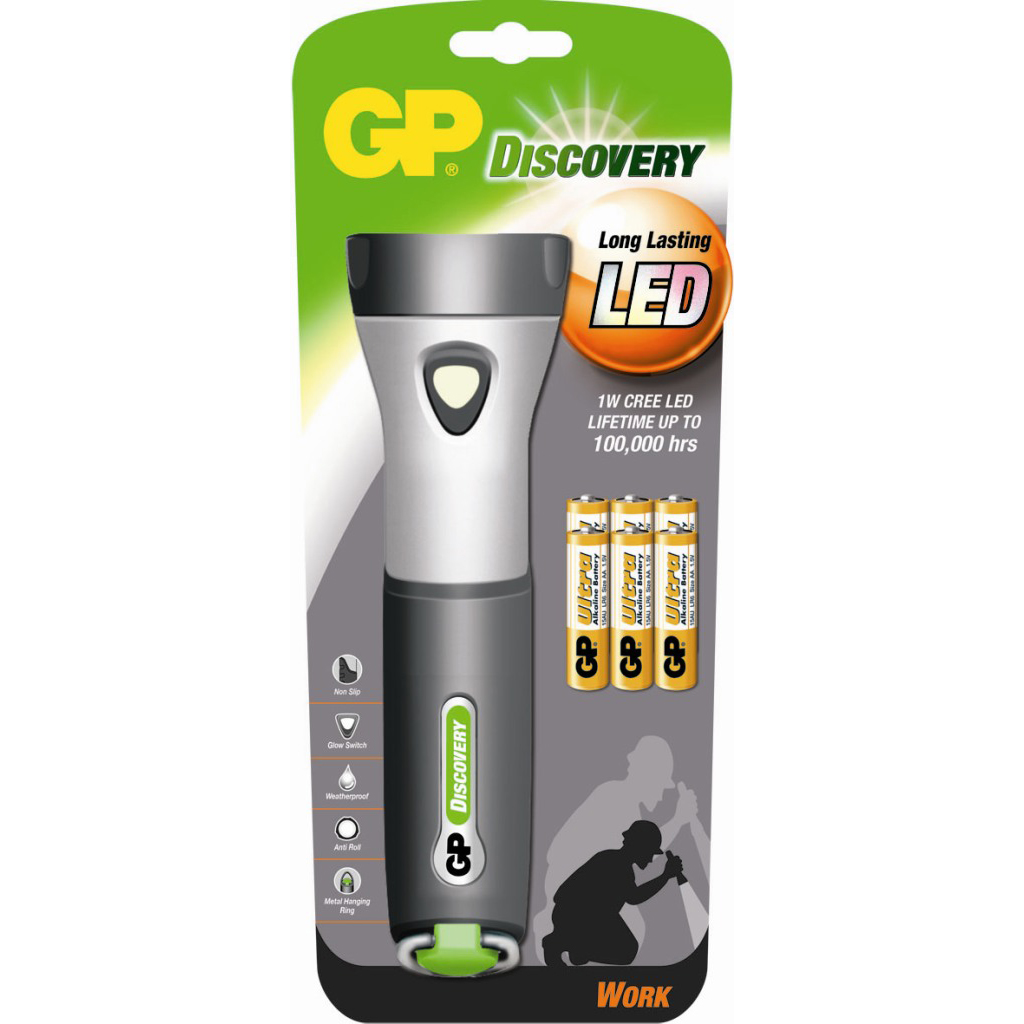 GP G137 LINTERNA DE LED ALTA LUMINOSIDAD 1W 56 LUMENES GP