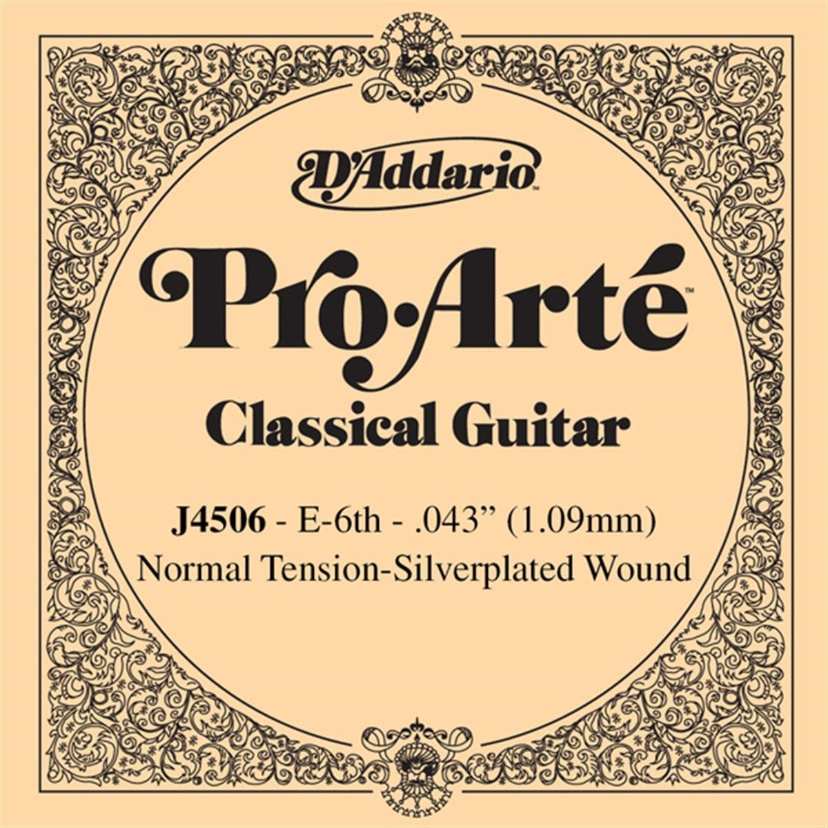 ADDARIO J4506 CUERDA CLASICA D´ADDARIO 6ª 45