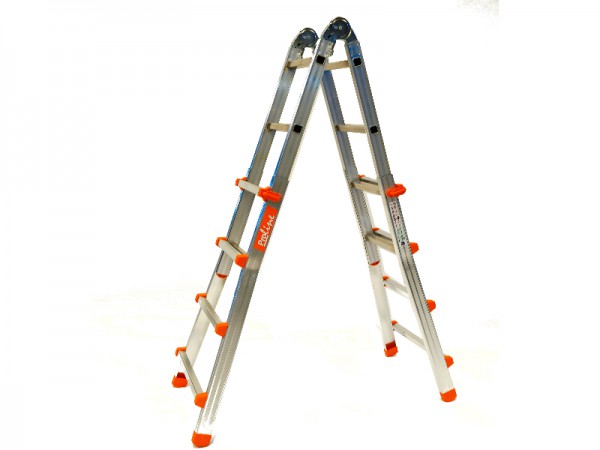 PLABEL LIGERA44 ESCALERA TELESCOPICA ALUMINIO 4+4