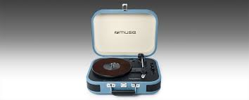 MUSE MT201BTB TOCADISCOS STEREO TURNTABLES Bluetooth, USB AZUL