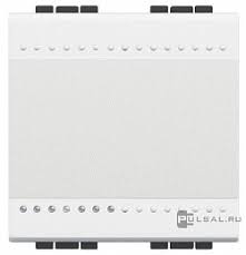 BTICINO N4004M2N CRUZAMIENTO 1 POLO 16A C/2 MOD.COLOR BL