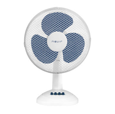 NEVIR NVRVM30BA VENTILADOR SOBREMESA NEVIR NVR-VM30BA 30CM 33W COLOR BLANCO Y AZUL