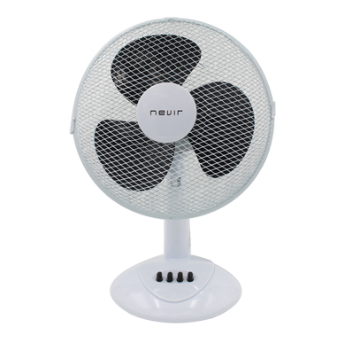 NEVIR NVRVM30N VENTILADOR SOBREMESA NEVIR NVR-VM30BA 30CM 33W COLOR BLANCO Y NEGRO