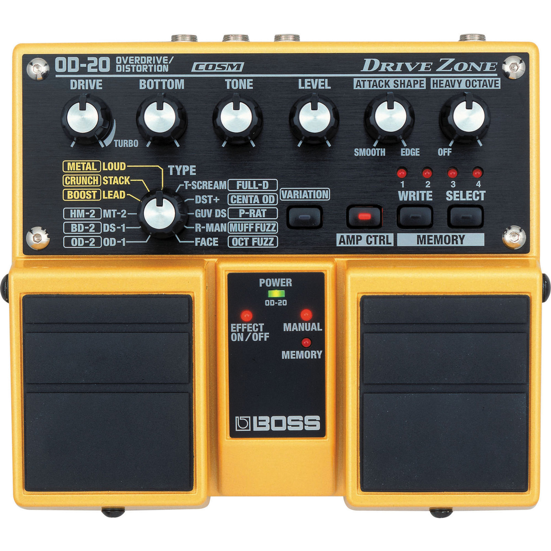 BOSS OD20 PEDAL BOSS DOBLE DRIVE OD-20