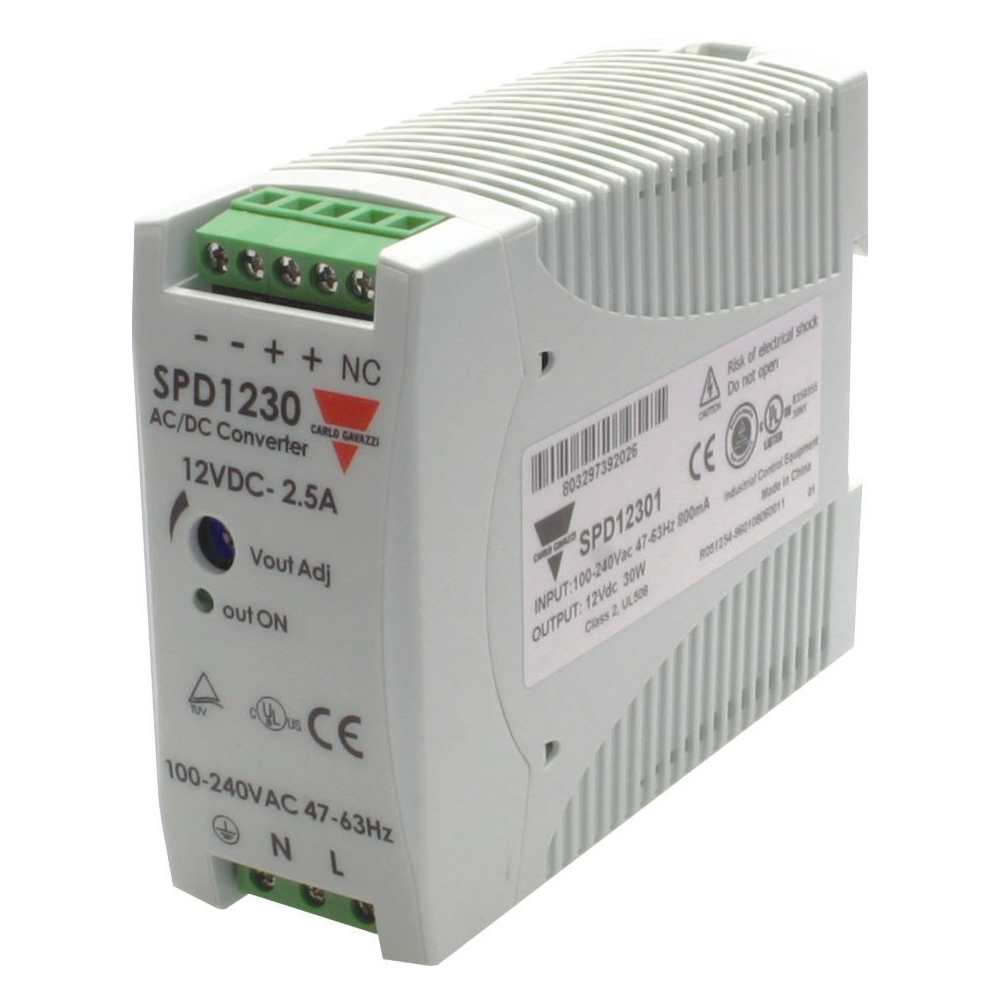 CARLO GAVAZZI SPD12301 FTE.ALIM.CONMDO.100-240VCA 12VCC 2,50A