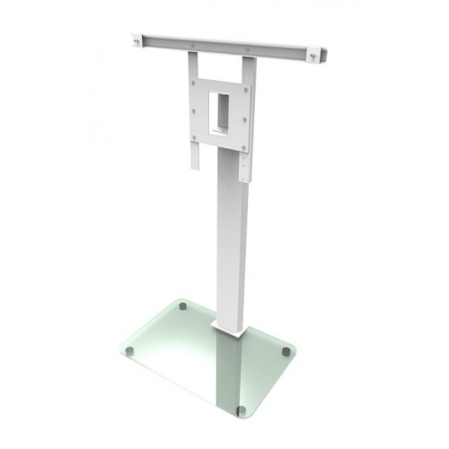 NORSTONE SUSPENSPLUS SOPORTE TV DE PIE COLOR BLANCO MATE Y BASE DE CRISTAL