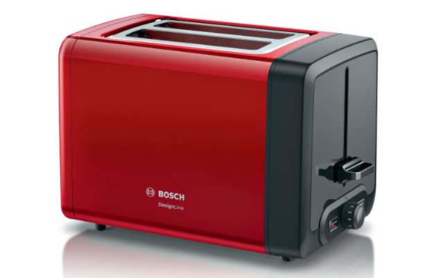 BOSCH TAT4P424 TOSTADOR BOSCH CON DOS RANURAS COLOR ROJO MOD. TAT4P424