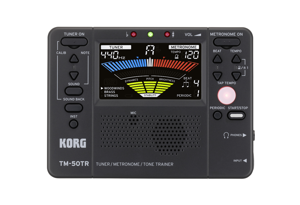 KORG TM-50TR AFINADOR METRONOMO KORG TM50TR BK